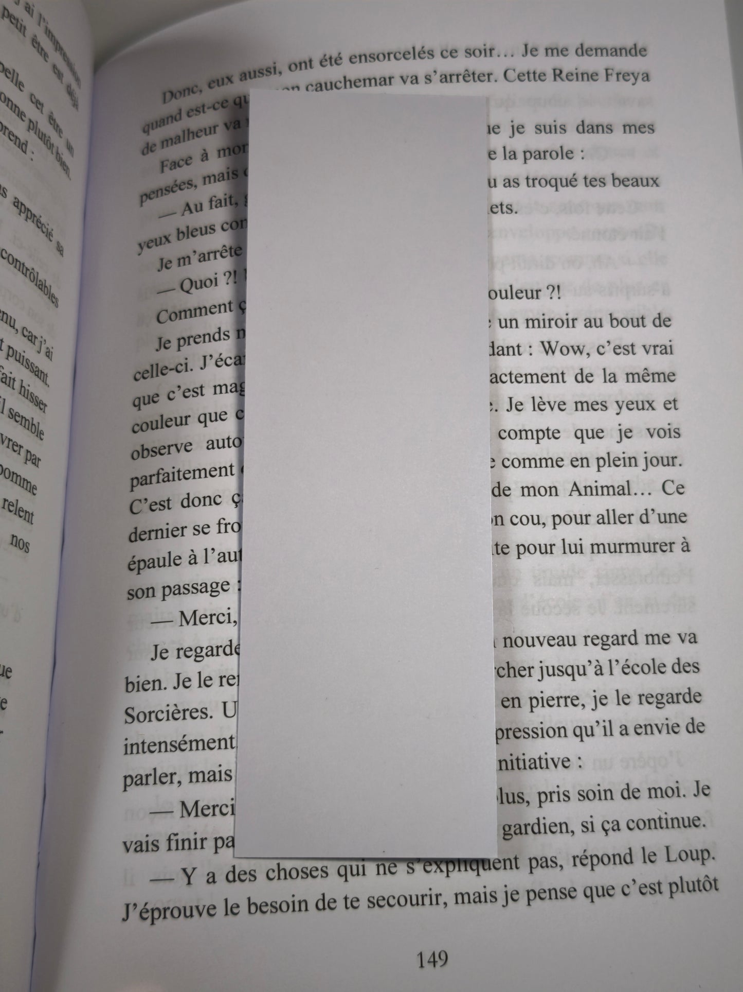 Marque-page - Corbeau et rose