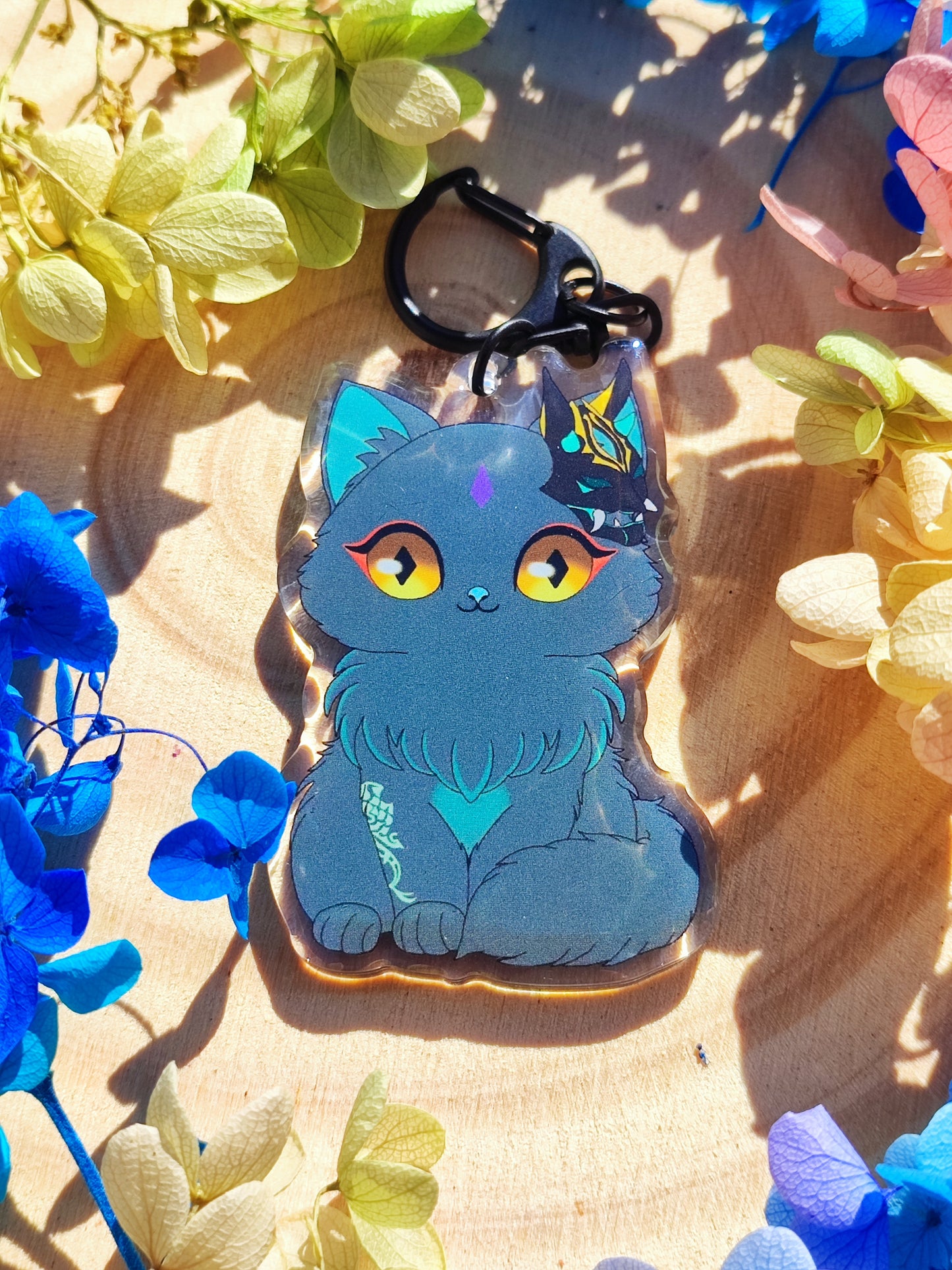 Porte-clés Xiao - Genshin Cats