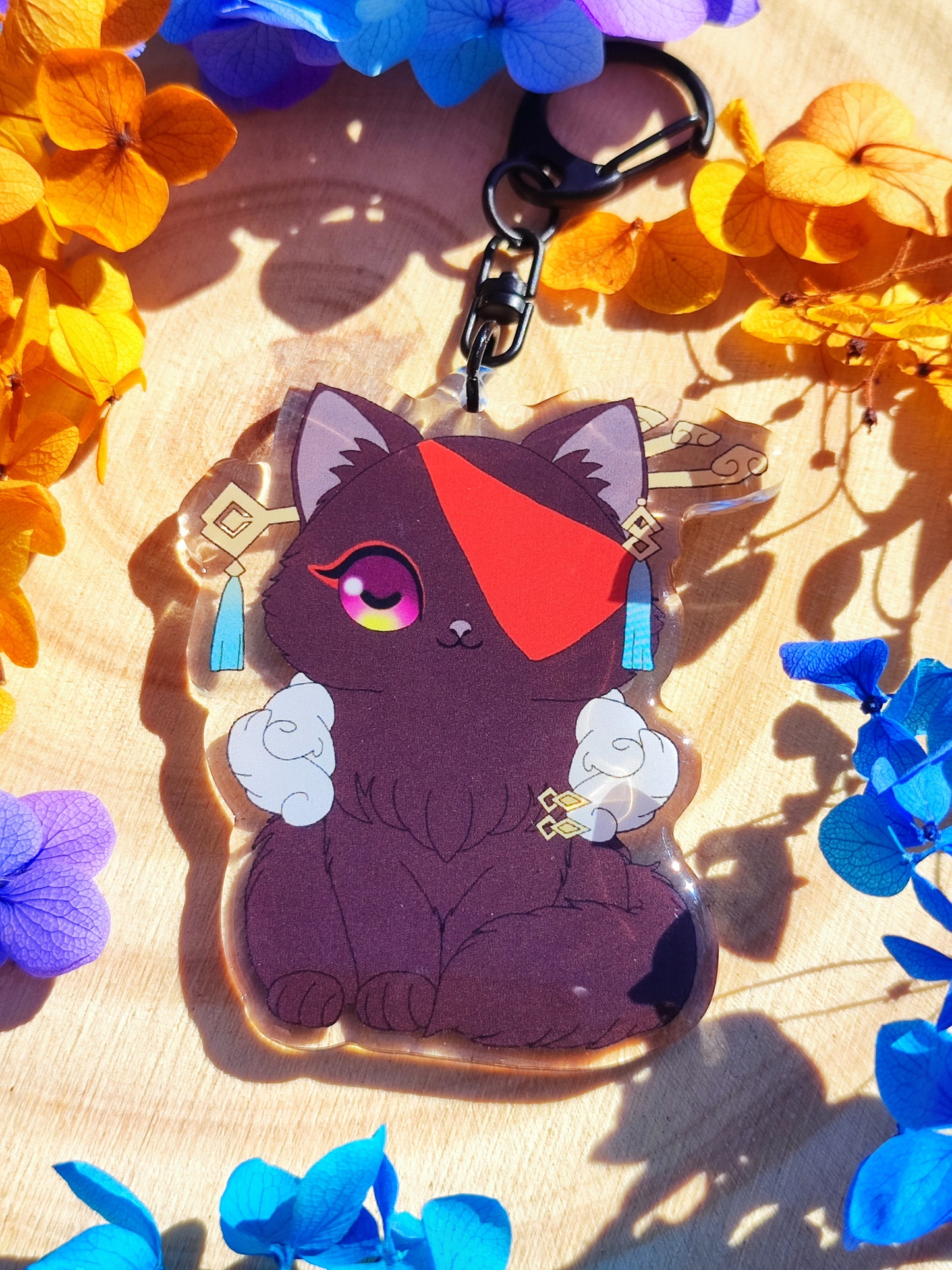 Porte-clés Beidou - Genshin Cats