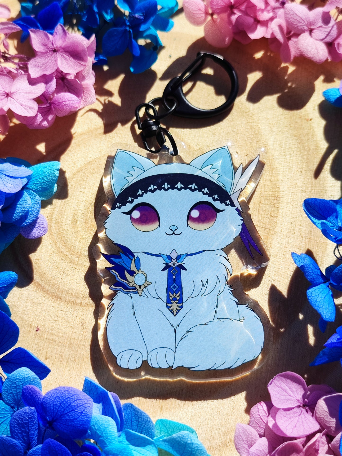 Porte-clés Eula - Genshin Cats