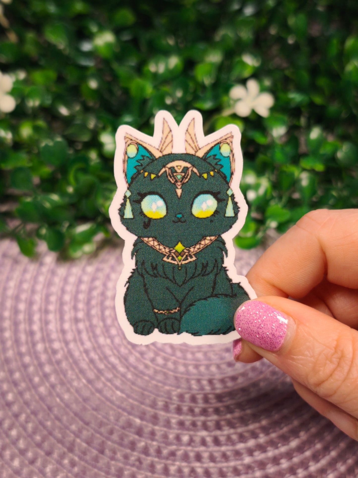 Sticker Néfer - Genshin Cats