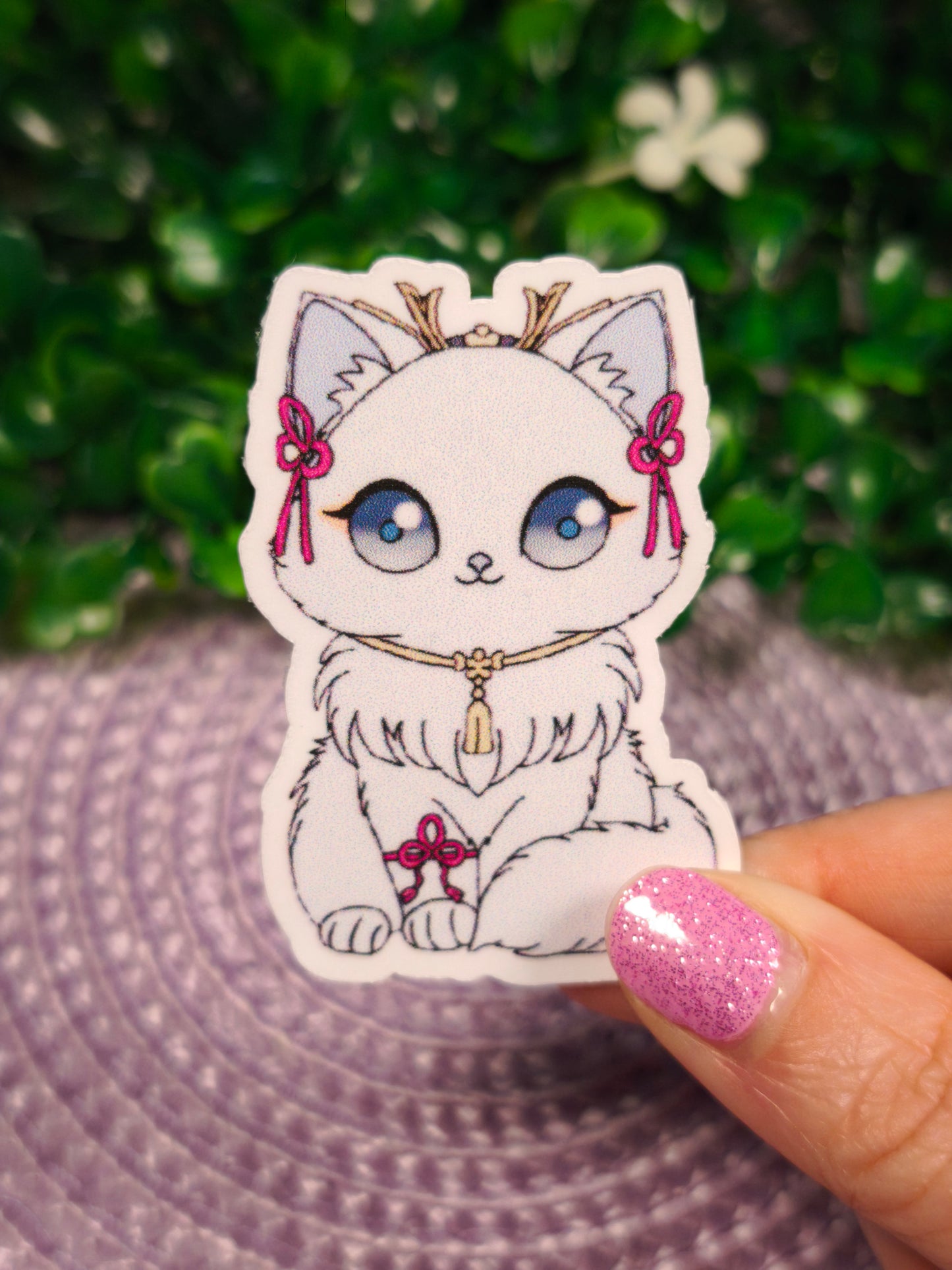 Sticker Ayaka - Genshin Cats