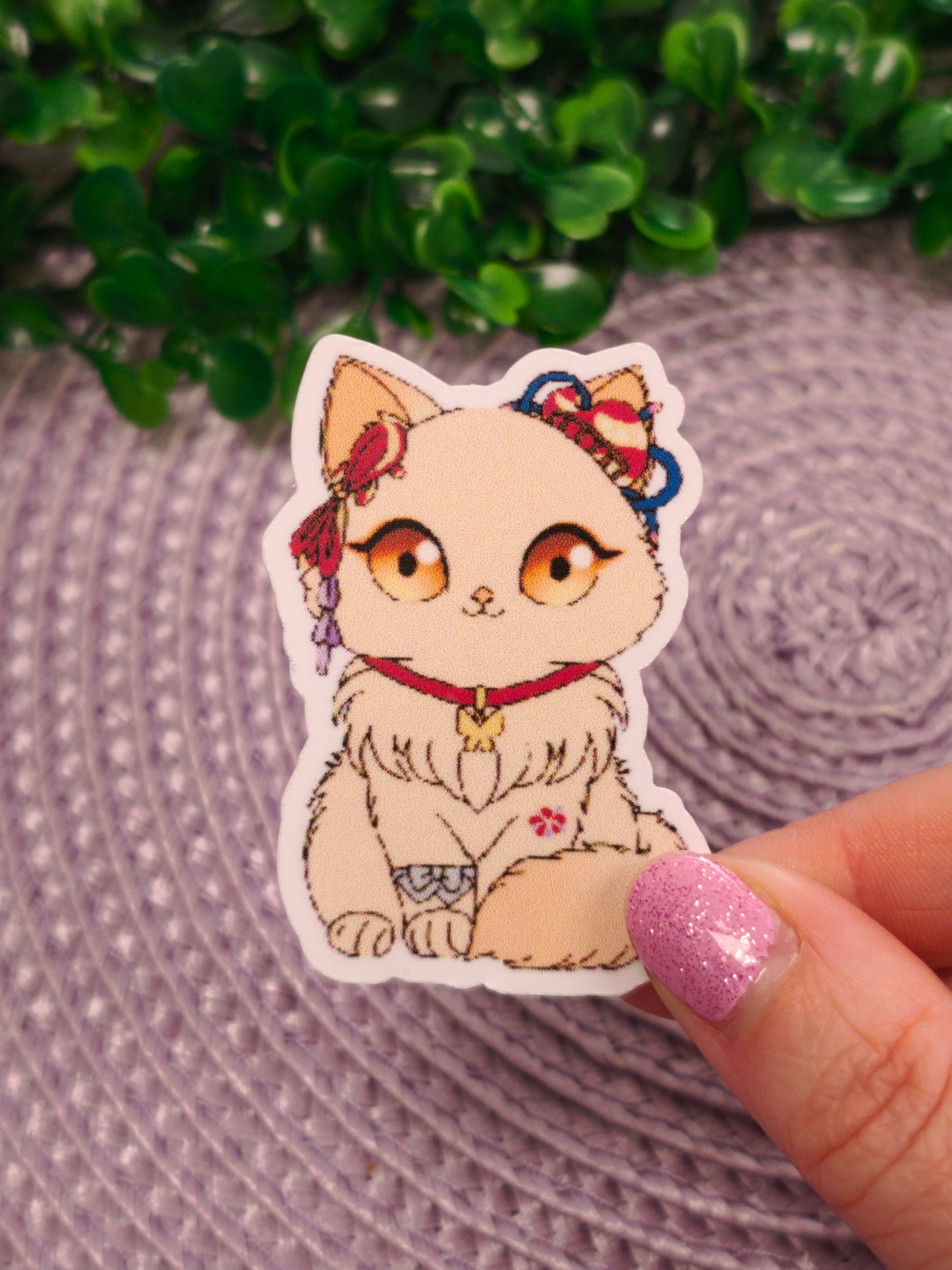 Sticker Yoimiya - Genshin Cats