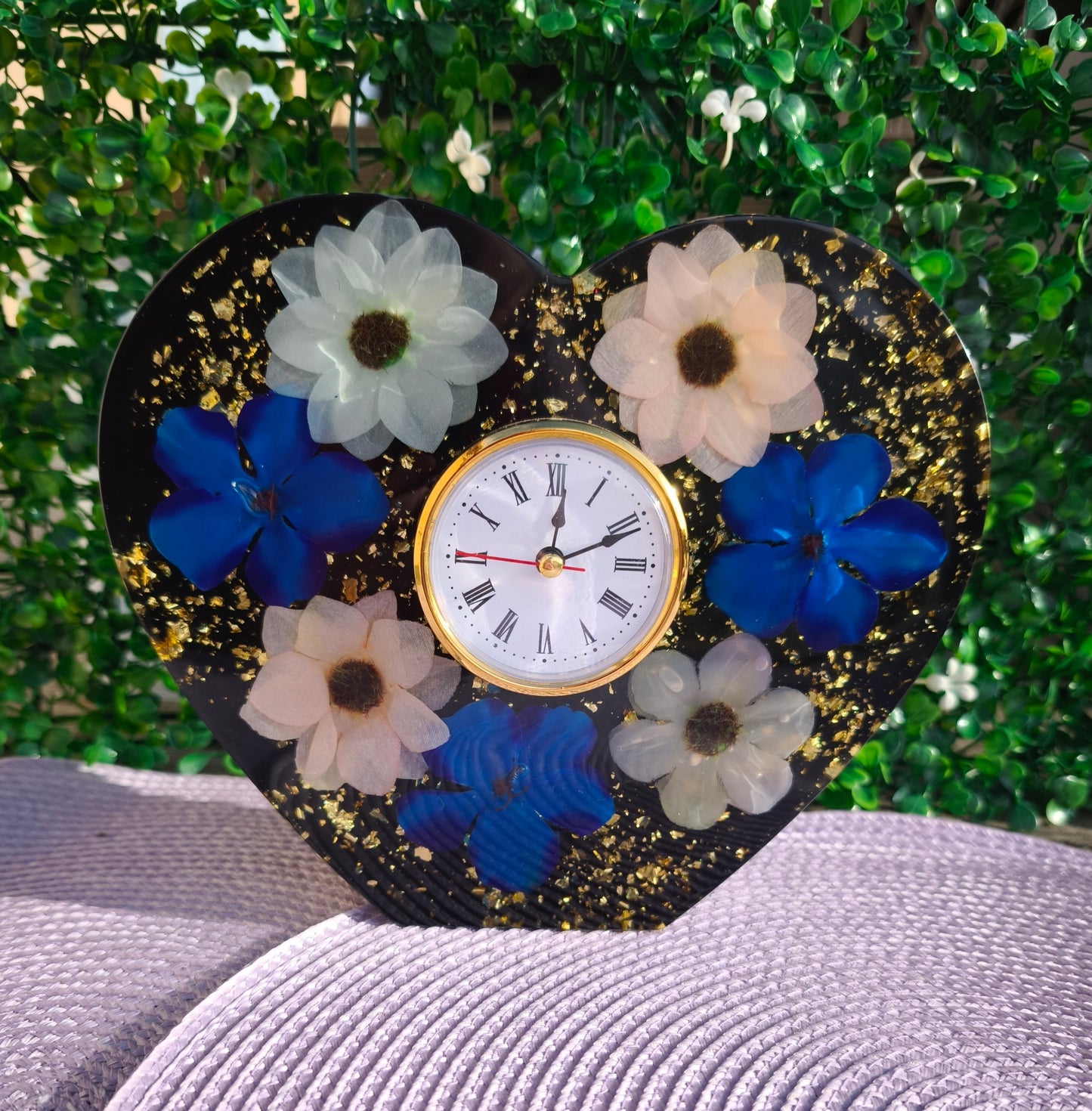 Horloge de table Cœur