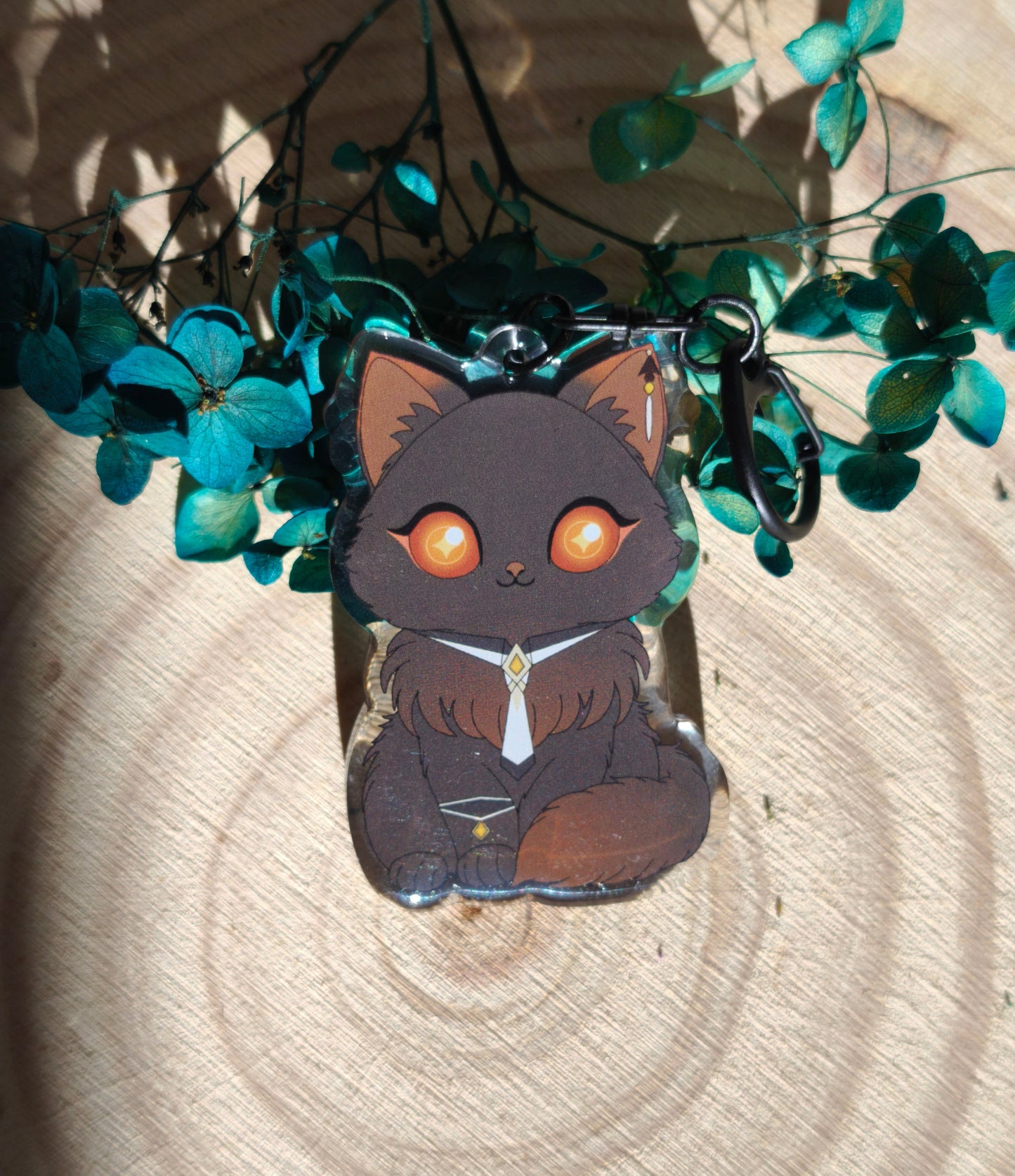 Porte-clés Zhongli - Genshin Cats