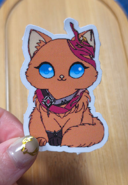 Sticker Tartaglia - Genshin Cats