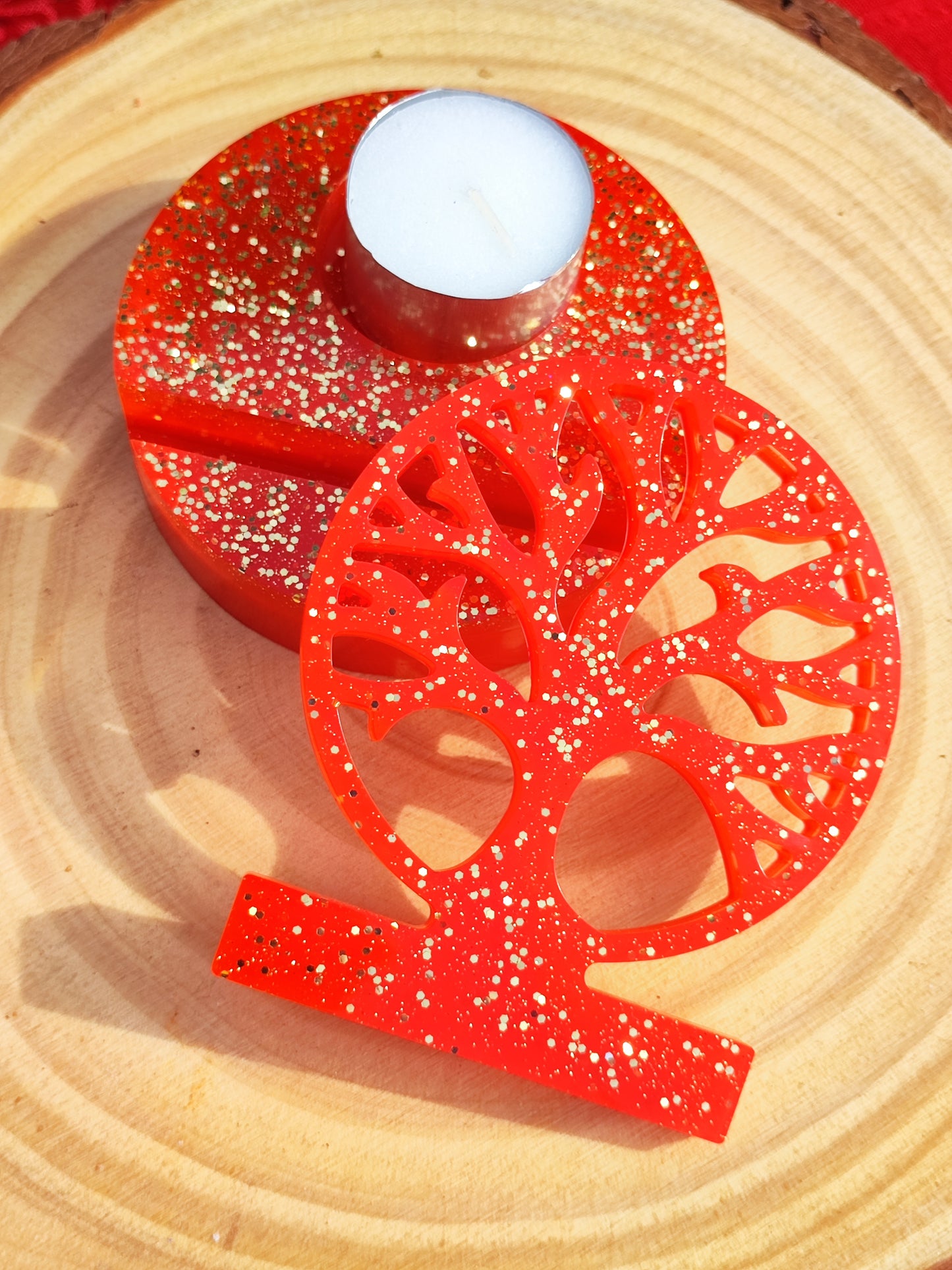 Bougeoir Clip Arbre de vie