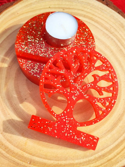 Bougeoir Clip Arbre de vie