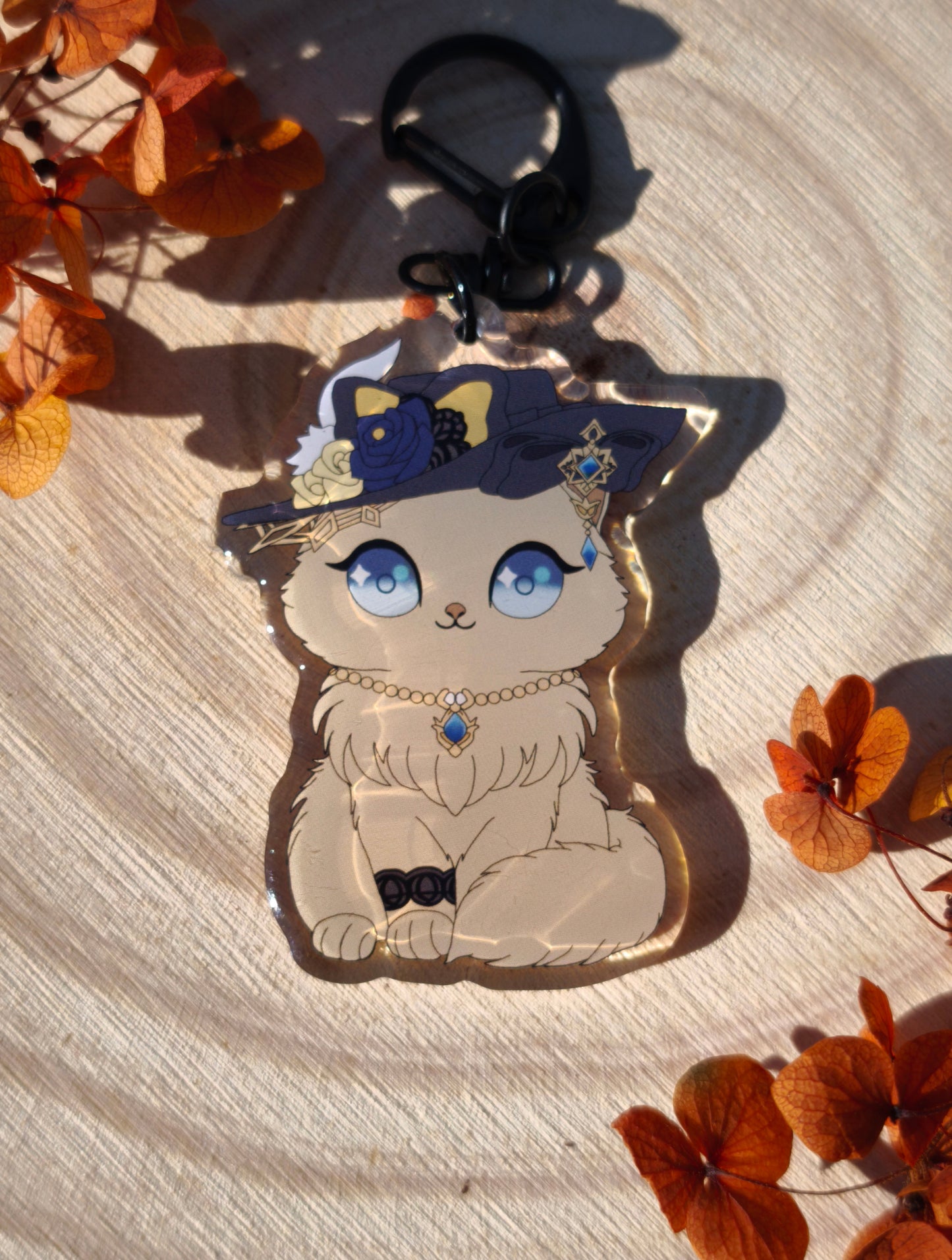 Porte-clés Navia - Genshin Cats