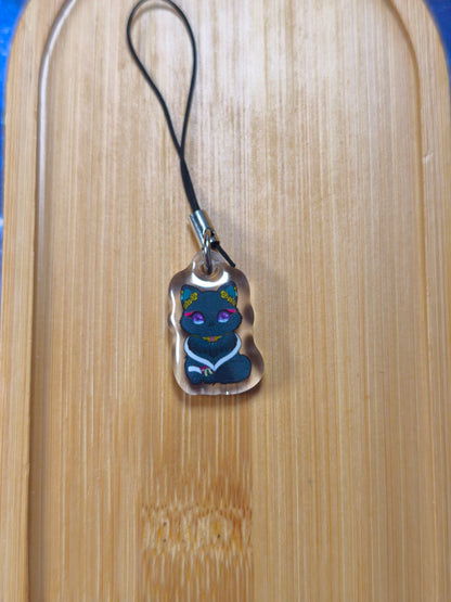Bijou de téléphone / sac Maomao (Tenue Bleue)