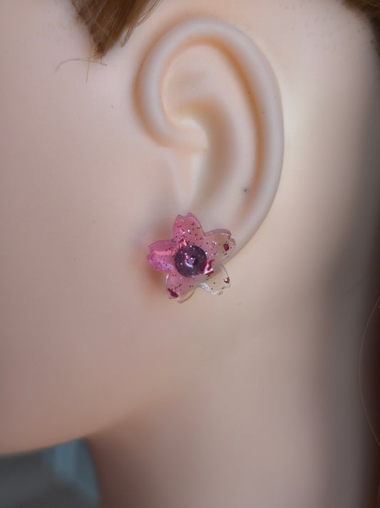 Clous d'oreilles - Fleurette
