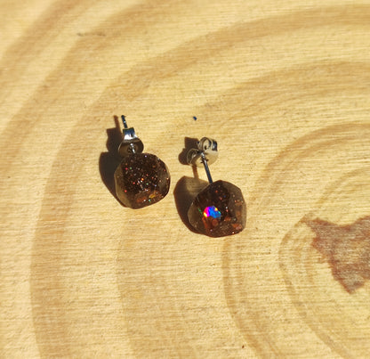 Clous d'oreilles - Cristal