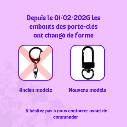 Personnalisation Porte-clés illustrés voitures