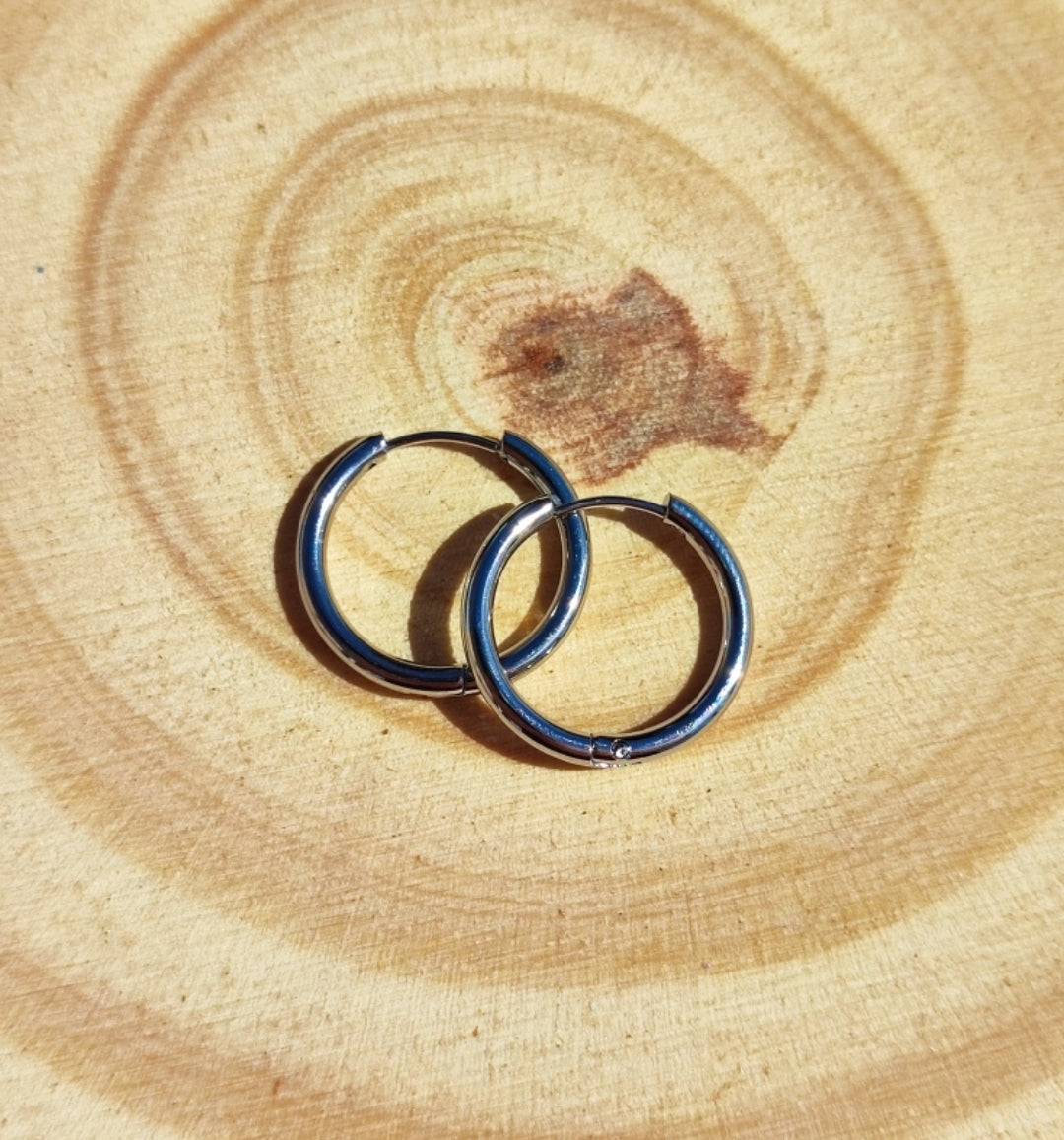 Créoles 18mm Argenté