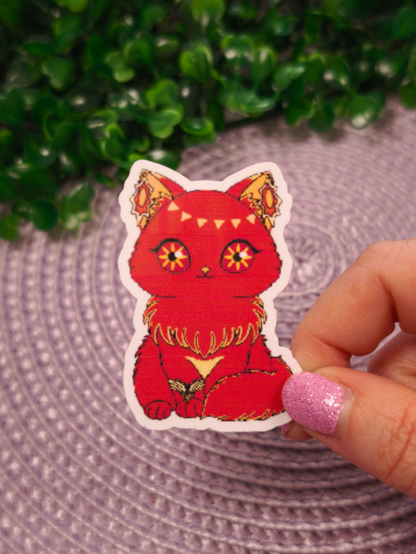 Sticker Mavuika - Genshin Cats