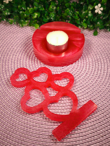 Bougeoir Clip Nuée de cœurs