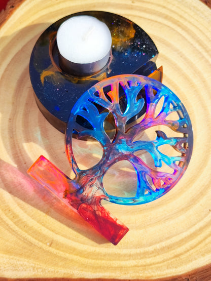 Bougeoir Clip Arbre de vie