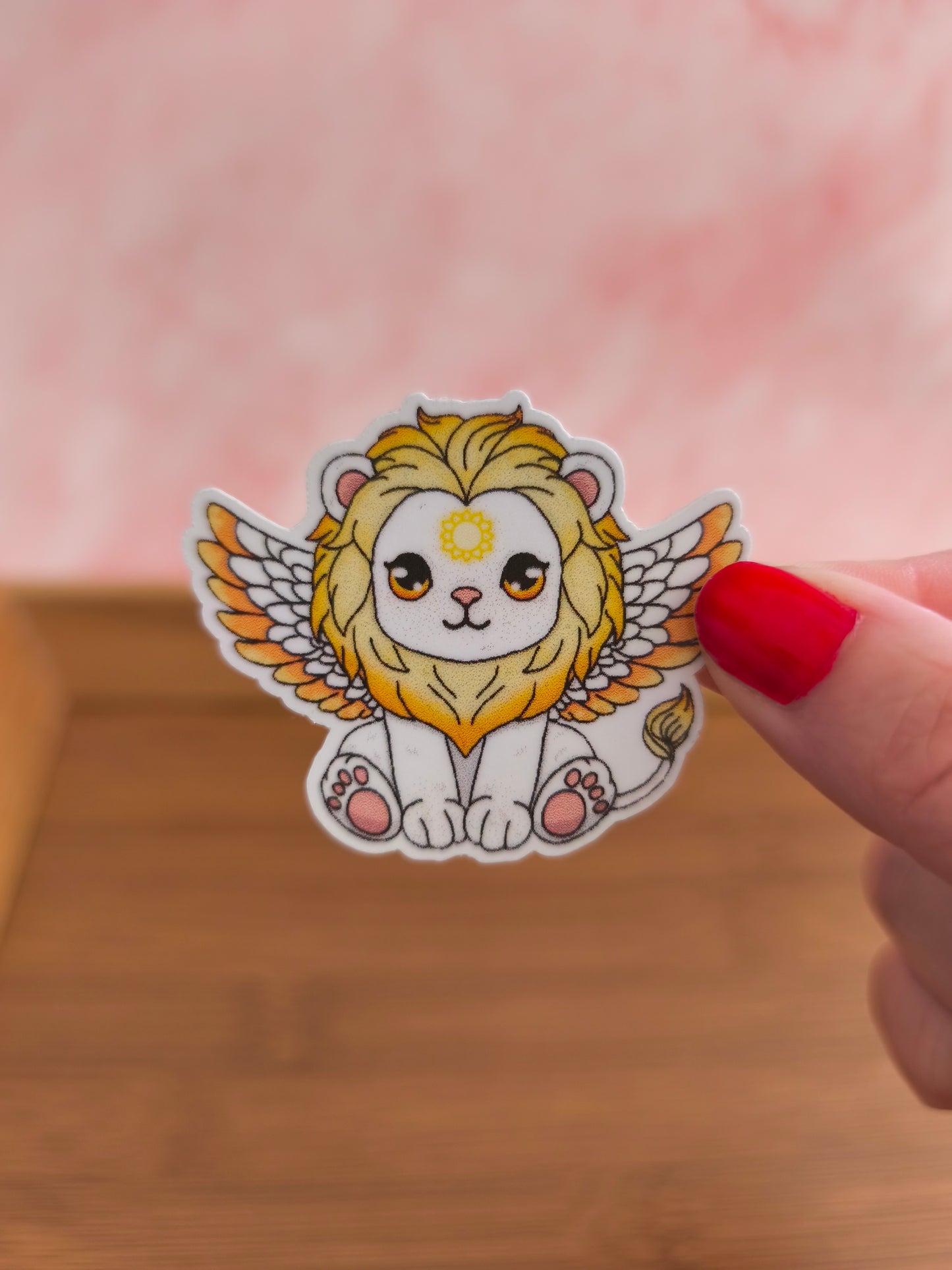 Sticker Lion ailé Hélios