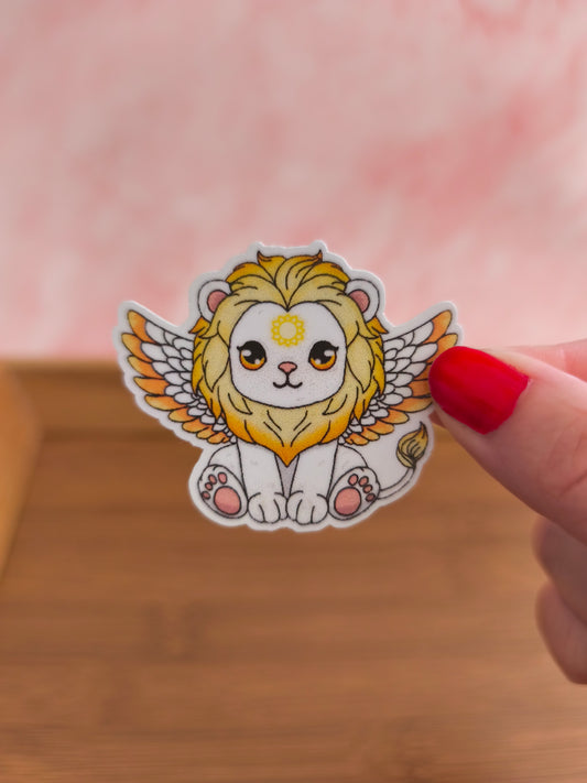 Sticker Lion ailé Hélios