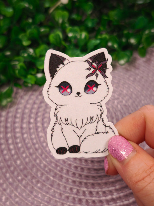 Sticker Arlecchino - Genshin Cats