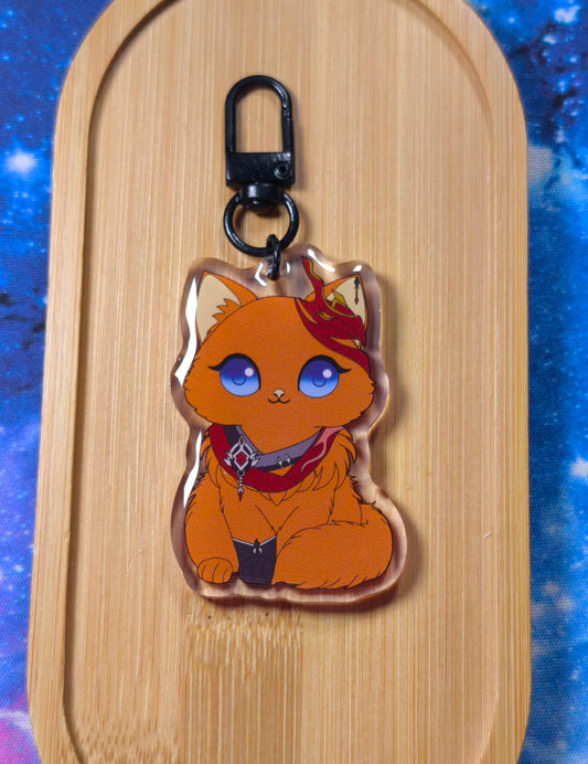 Porte-clés Tartaglia - Genshin Cats