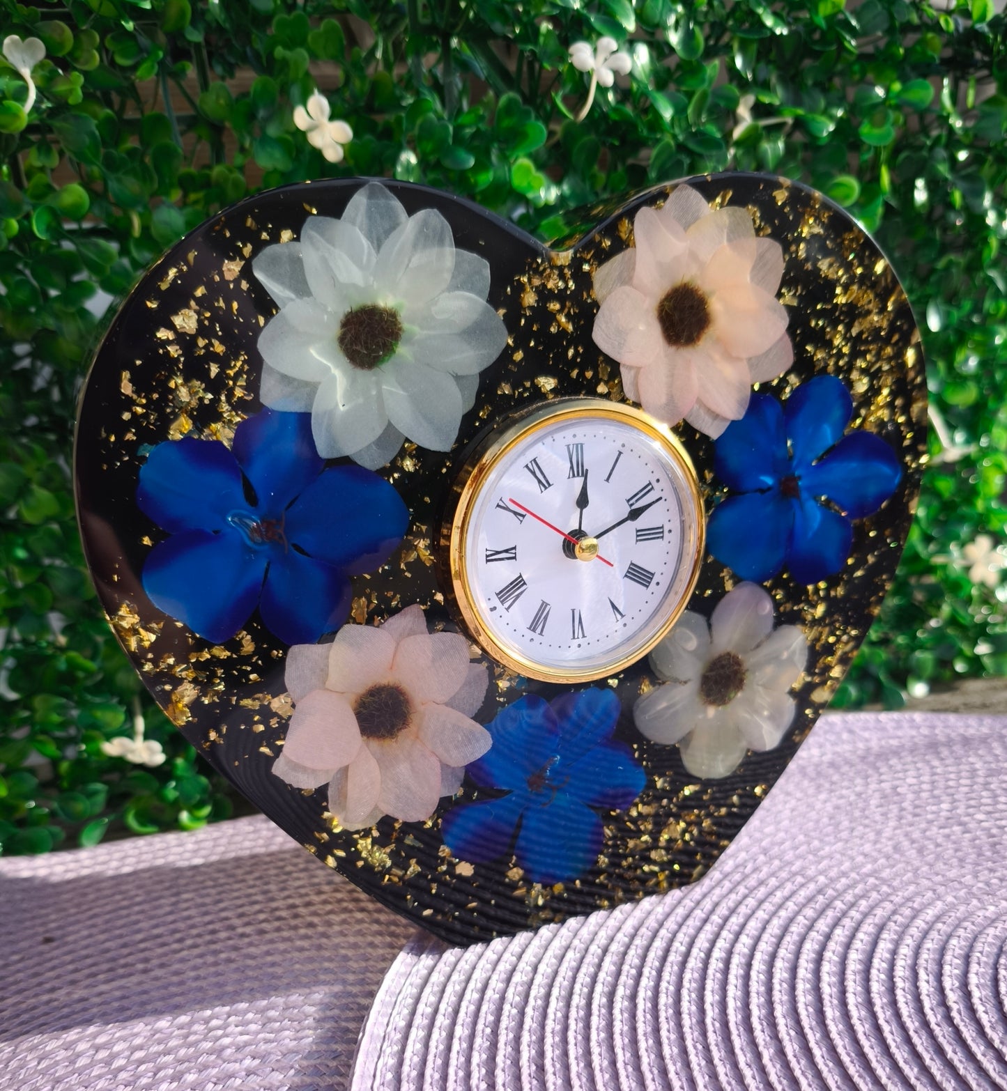 Horloge de table Cœur