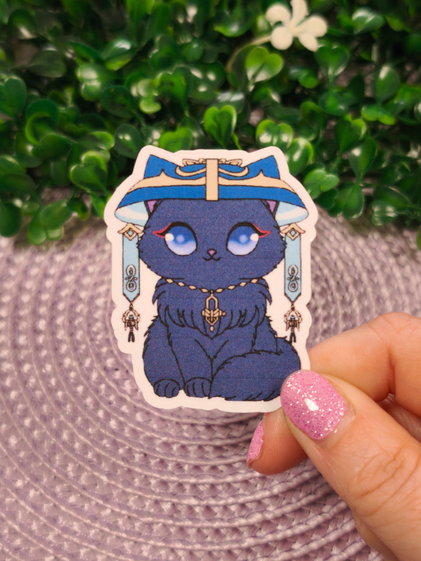 Sticker Wanderer / Scaramouche - Genshin Cats