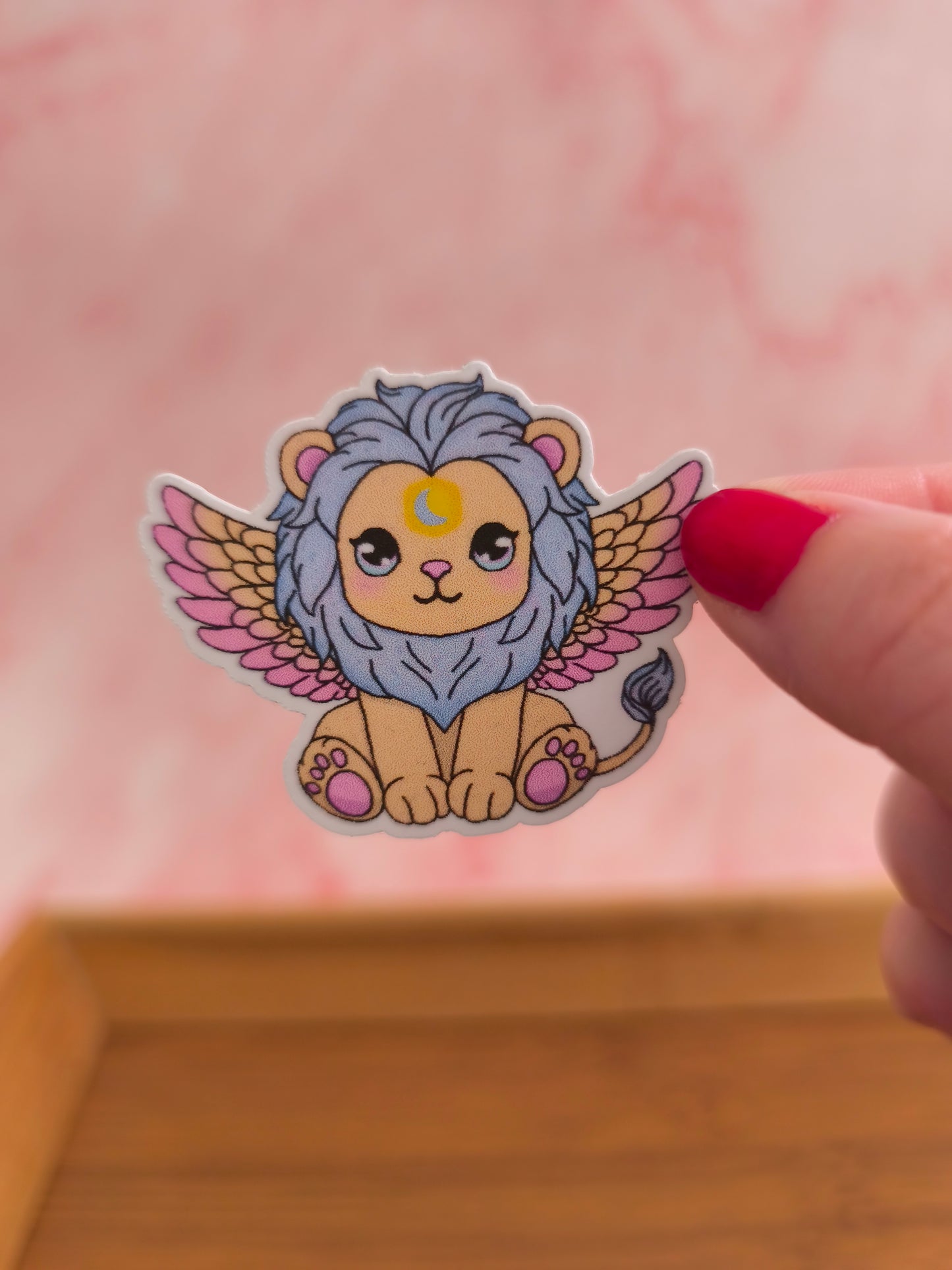 Sticker Lion ailé Éos