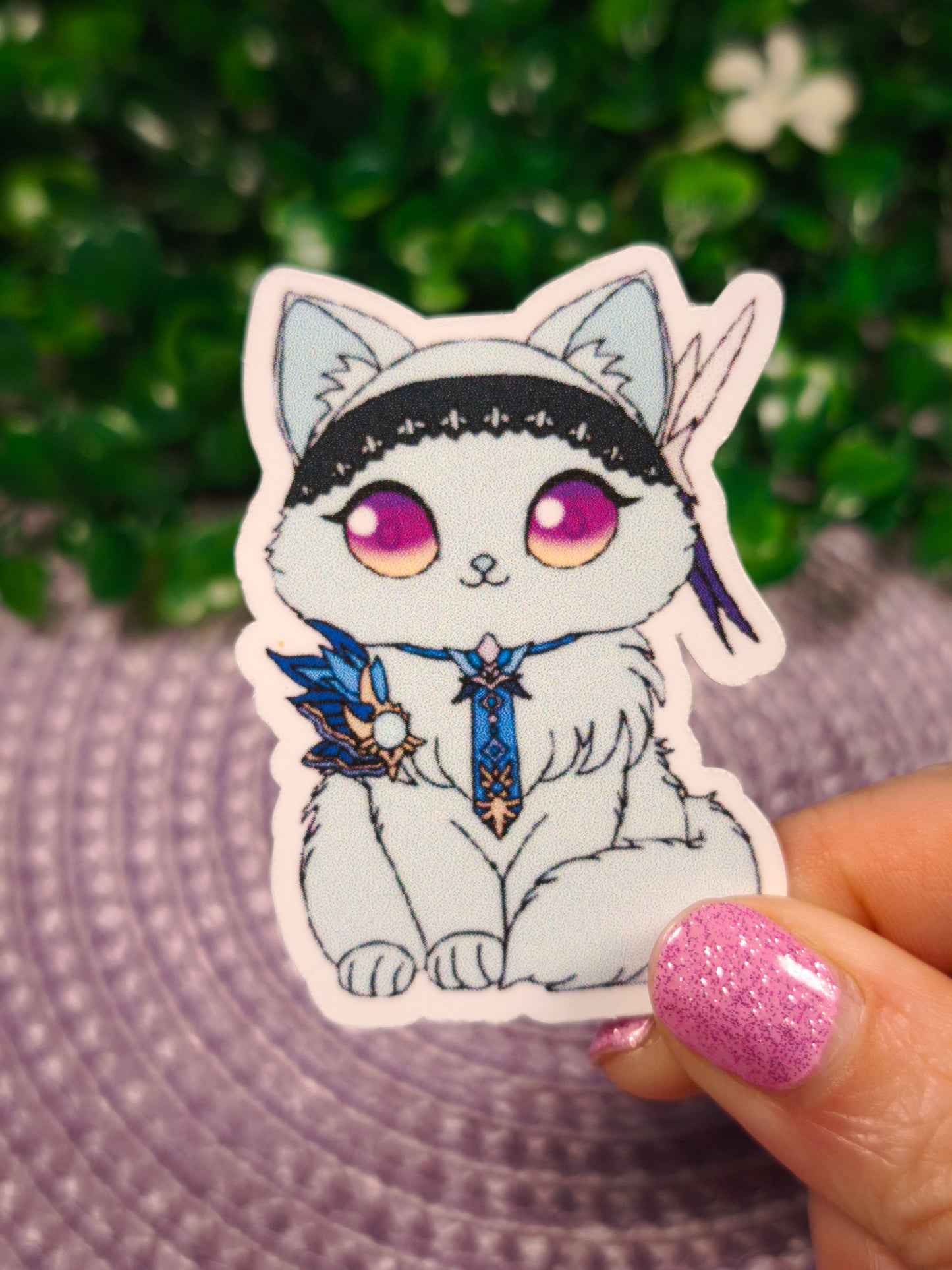 Sticker Eula - Genshin Cats