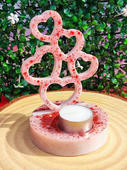 Bougeoir Clip Nuée de cœurs
