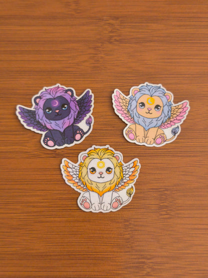 Sticker Lion ailé Éos