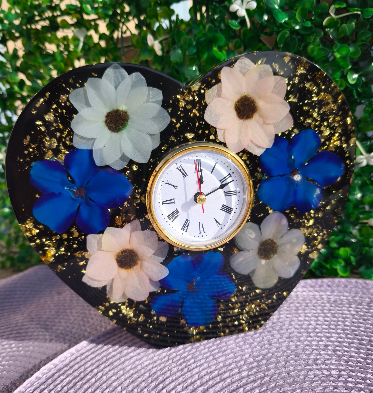 Horloge de table Cœur