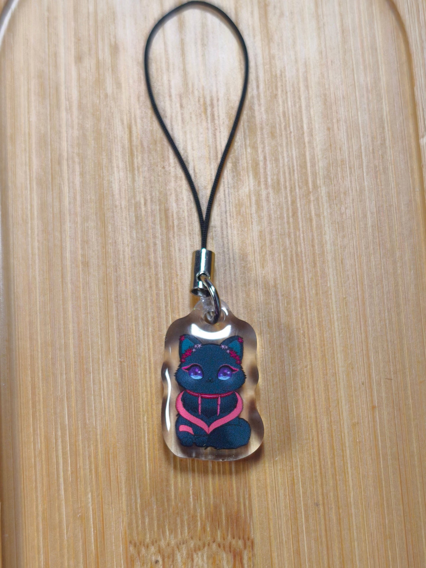 Bijou de téléphone / sac Maomao (Tenue Rose)