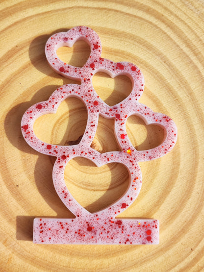 Bougeoir Clip Nuée de cœurs