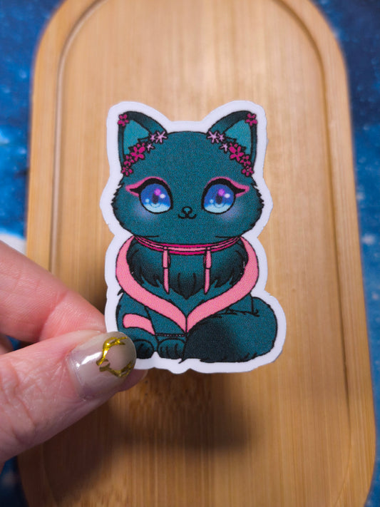 Sticker Maomao Tenue Rose - Les carnets de l'apothicaire