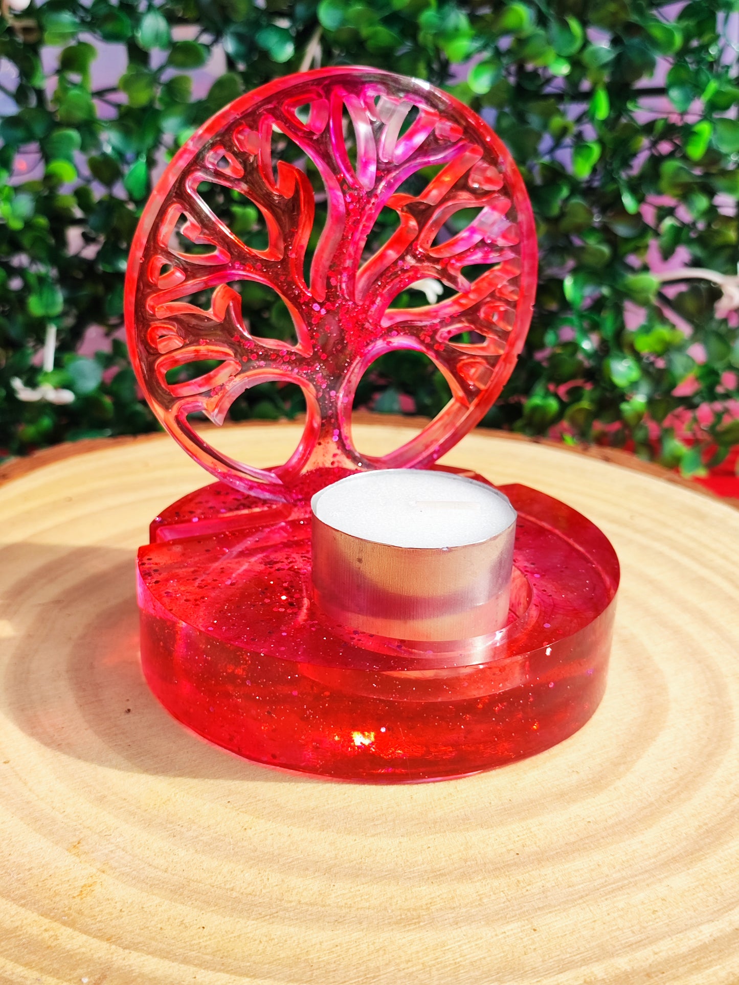 Bougeoir Clip Arbre de vie