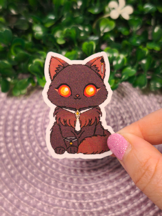 Sticker Zhongli - Genshin Cats